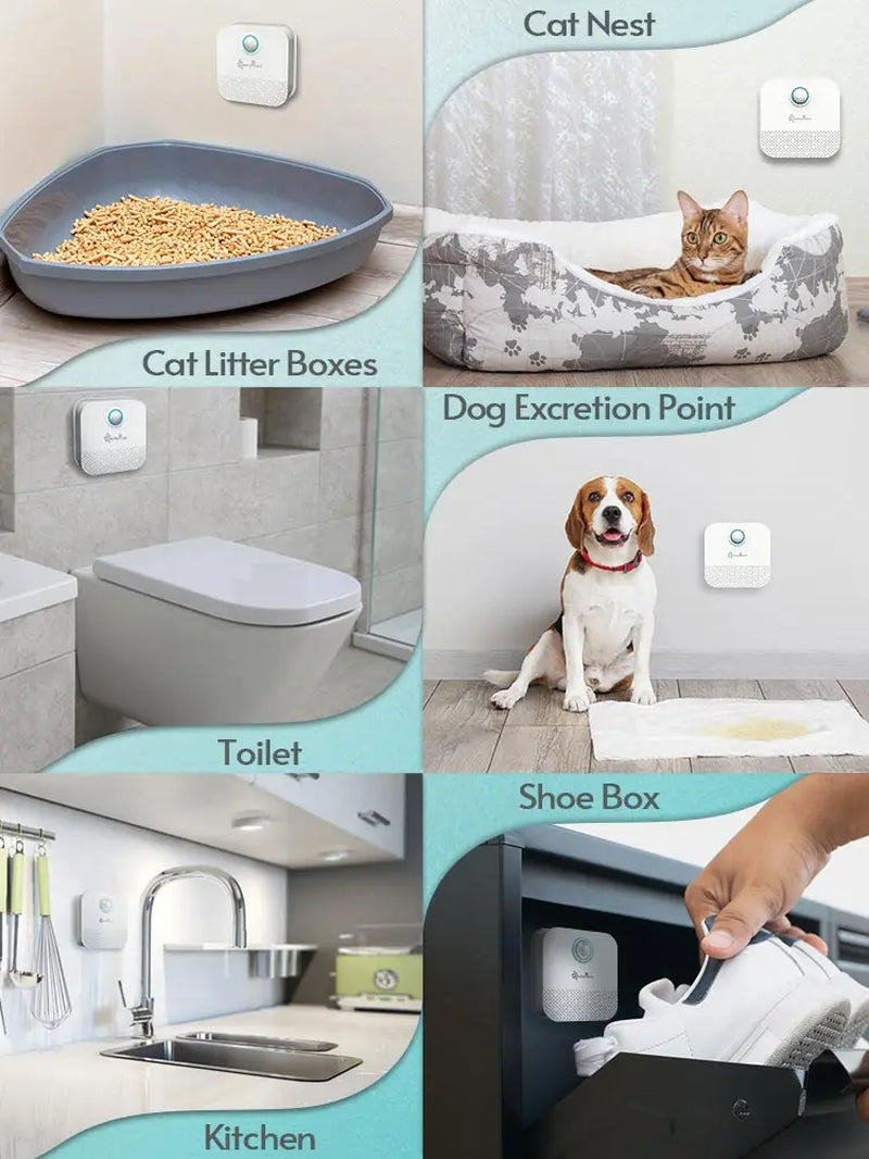 Smart Odor Purifier for Cat Litter Box