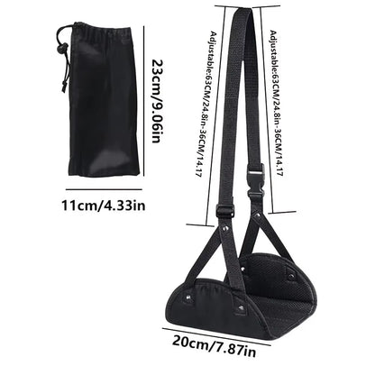 Portable Airplane Footrest - Adjustable Strap, Lightweight Hammock Leg Rest for Travel - Black 749 Reviews 4.7 All Reviews Are