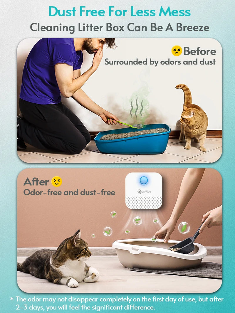 Smart Odor Purifier for Cat Litter Box